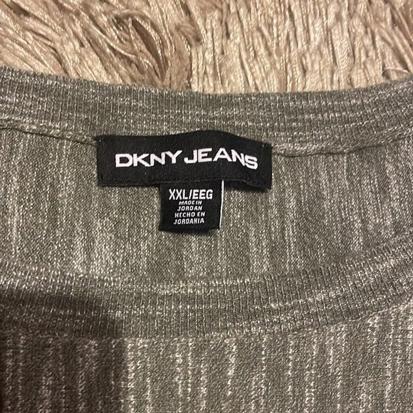 dkny Gray Short Sleeve Soft Sweater Pullover XXL - Picture 6 of 9